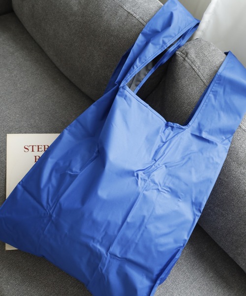 392 plusm(サンキューニプリュスエム)の「392plusm 392PLUSM PU ECO BAG_BIGムジ サンキューニ プリュスエム PU エコバッグ ビッグ(エコバッグ/サブバッグ・メンズ・イエロー/レッド/ブラック/ブルー・ONE)」の2枚目の写真