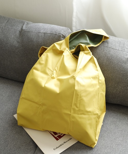 392 plusm(サンキューニプリュスエム)の「392plusm 392PLUSM PU ECO BAG_BIGムジ サンキューニ プリュスエム PU エコバッグ ビッグ(エコバッグ/サブバッグ・メンズ・イエロー/レッド/ブラック/ブルー・ONE)」の11枚目の写真