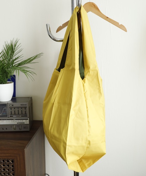 392 plusm(サンキューニプリュスエム)の「392plusm 392PLUSM PU ECO BAG_BIGムジ サンキューニ プリュスエム PU エコバッグ ビッグ(エコバッグ/サブバッグ・メンズ・イエロー/レッド/ブラック/ブルー・ONE)」の14枚目の写真