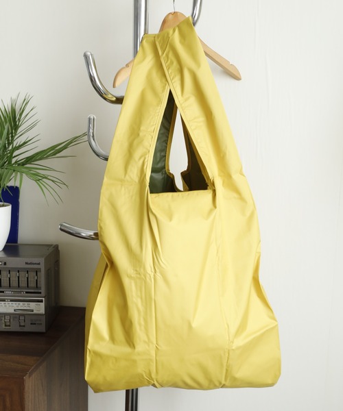 392 plusm(サンキューニプリュスエム)の「392plusm 392PLUSM PU ECO BAG_BIGムジ サンキューニ プリュスエム PU エコバッグ ビッグ(エコバッグ/サブバッグ・メンズ・イエロー/レッド/ブラック/ブルー・ONE)」の15枚目の写真