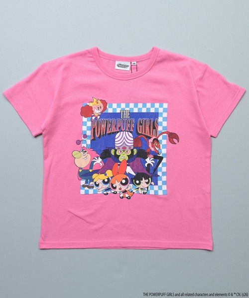 MARKEY'S(マーキーズ)の「【別注】パワーパフガールズ プリント半袖Tシャツ(Tシャツ/カットソー・キッズ・チャコール/ピンク/ブルー・110/95/100/80/90/140/130/120)」の6枚目の写真
