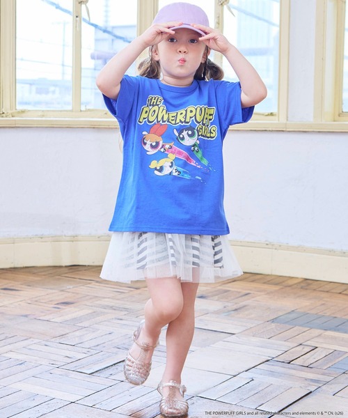 MARKEY'S(マーキーズ)の「【別注】パワーパフガールズ プリント半袖Tシャツ(Tシャツ/カットソー・キッズ・チャコール/ピンク/ブルー・110/95/100/80/90/140/130/120)」の11枚目の写真