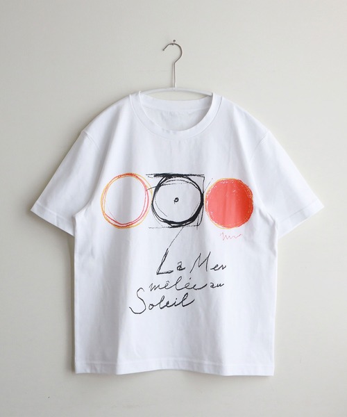 IDEE（イデー）の「［ＩＤＥＥ］ＩＤＥＥ　Ｄｅｓｓｉｎ　Ｔシャツ　メルティング・サンセット（Tシャツ/カットソー・レディース・その他・FREE）」の2枚目の写真