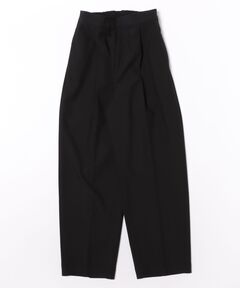 【WEB限定】センタープレス入りワイドパンツ/ポケット付き/後ろウエストゴム仕様