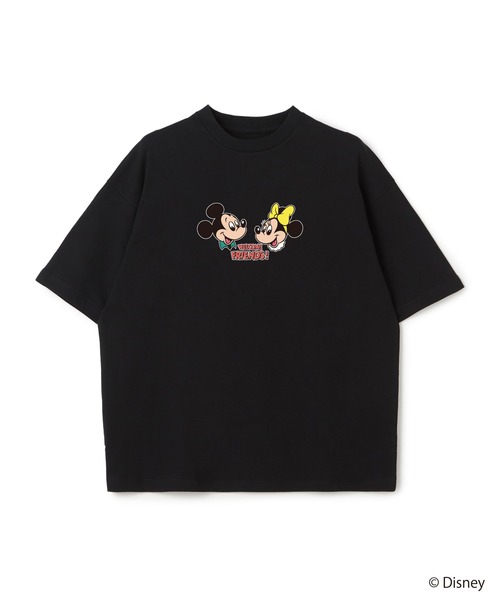 Disney(ディズニー)の「【Disney/ディズニー】ミッキーマウス&ミニーマウス半袖Tシャツ / Over Harf Sleeve T-shirt《UNISEX》(Tシャツ/カットソー・レディース・ブラック/ホワイト・L/M)」の3枚目の写真