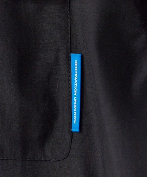 Liberaiders(リベレイダース)の「Liberaiders/リベレイダース COTTON RAYON S/S SHIRT コットン レーヨン 半袖シャツ 刺繍デザイン 裾ドロスト 吸水速乾 メンズ 2026年 夏 夏服(シャツ/ブラウス・メンズ・ブラック・M/L/XL)」の8枚目の写真