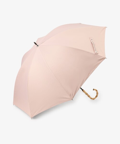 UVカット率・遮光率100%生地使用】ロゴ刺繍晴雨兼用長傘 日傘（長傘