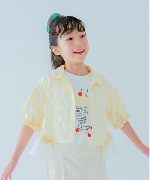 unica(ユニカ)の「デザインシャーリングシャツ(シャツ/ブラウス・キッズ・イエロー・M/L/XL)」の3枚目の写真