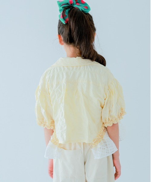 unica(ユニカ)の「デザインシャーリングシャツ(シャツ/ブラウス・キッズ・イエロー・M/L/XL)」の4枚目の写真
