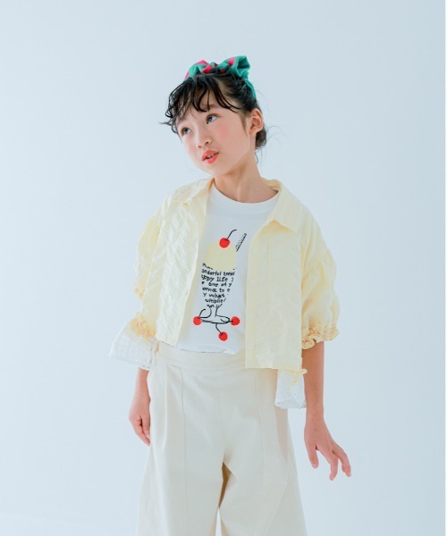 unica(ユニカ)の「デザインシャーリングシャツ(シャツ/ブラウス・キッズ・イエロー・M/L/XL)」の6枚目の写真