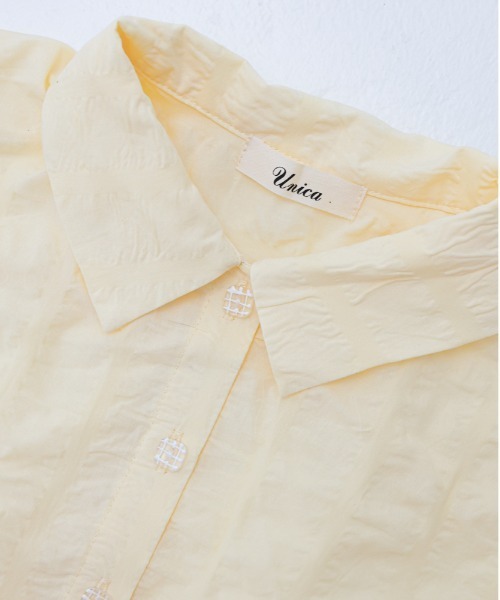 unica(ユニカ)の「デザインシャーリングシャツ(シャツ/ブラウス・キッズ・イエロー・M/L/XL)」の9枚目の写真