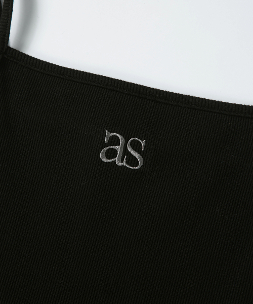 ASON(アズオン)の「LAYER SHIRRING SLEEVELESS / BLACK(Tシャツ/カットソー・レディース・その他・FREE)」の4枚目の写真