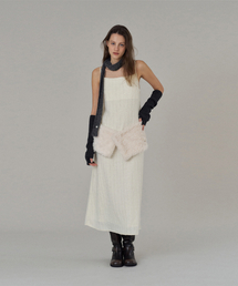 Holly Feather Dress_Ivory