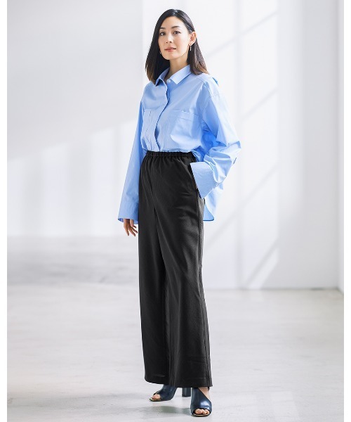DoCLASSE( ドゥクラッセ)の「ビューティバイアスパンツ/70cm(その他パンツ・レディース・ダークブラウン/ブラウン/イエロー/ライトグレー/ライトグリーン/グレイッシュベージュ/ダークグリーン/ブラック/ネイビー・9/11/13/17/7/15 )」の2枚目の写真
