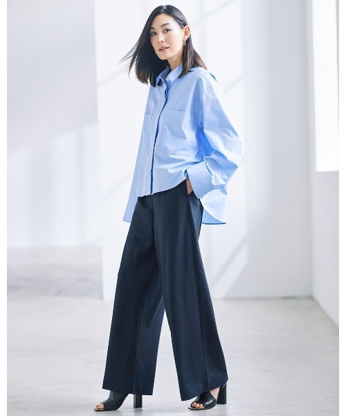 DoCLASSE( ドゥクラッセ)の「ビューティバイアスパンツ/70cm(その他パンツ・レディース・ダークブラウン/ブラウン/イエロー/ライトグレー/ライトグリーン/グレイッシュベージュ/ダークグリーン/ブラック/ネイビー・9/11/13/17/7/15 )」の21枚目の写真