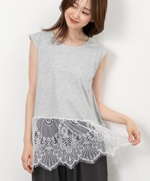 【レースドッキングTシャツ】一枚でもレイヤードでもサマになる優れもの