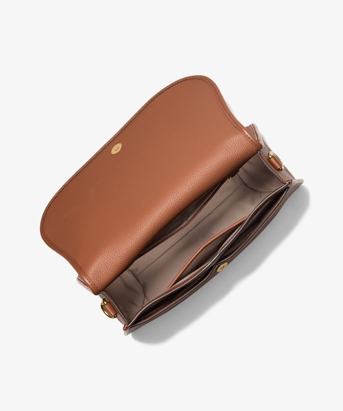 MICHAEL KORS(マイケルコース)の「HOLMES ぺブルレザー コンバーチブル クロスボディバッグ ミディアム(ショルダーバッグ・レディース・ブラウン系・FREE)」の3枚目の写真