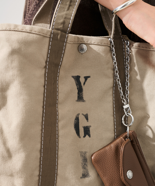 FRAMeWORK(フレームワーク)の「YA GOOD IDEAS STENCIL SHOULDER トート(トートバッグ・レディース・ウッド/ブラック・FREE)」の11枚目の写真
