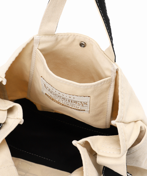 FRAMeWORK(フレームワーク)の「YA GOOD IDEAS STENCIL SHOULDER トート(トートバッグ・レディース・ウッド/ブラック・FREE)」の22枚目の写真