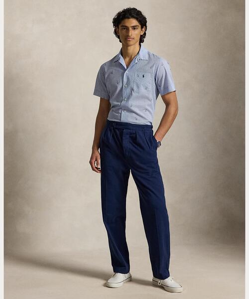 POLO RALPH LAUREN(ポロ ラルフ ローレン)の「クラシック フィット セールボート シアサッカー シャツ(シャツ/ブラウス・メンズ・ブルー・S/L/XS/M)」の3枚目の写真