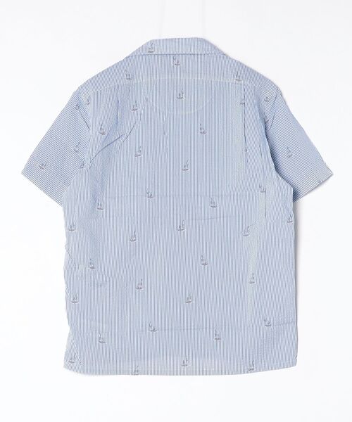 POLO RALPH LAUREN(ポロ ラルフ ローレン)の「クラシック フィット セールボート シアサッカー シャツ(シャツ/ブラウス・メンズ・ブルー・S/L/XS/M)」の8枚目の写真