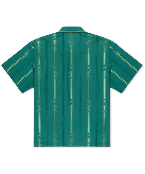 RIPNDIP(リップンディップ)の「MELTED STRIPED BUTTON UP(シャツ/ブラウス・メンズ・グリーン・XX-LARGE/SMALL/MEDIUM)」の3枚目の写真