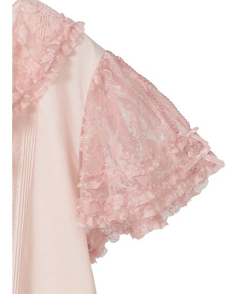 PINK HOUSE(ピンクハウス)の「フルールラッセルレース使いボレロ風ブラウス(シャツ/ブラウス・レディース・ブラック/ピンク/ホワイト・フリー)」の7枚目の写真