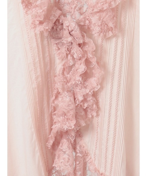 PINK HOUSE(ピンクハウス)の「フルールラッセルレース使いボレロ風ブラウス(シャツ/ブラウス・レディース・ブラック/ピンク/ホワイト・フリー)」の9枚目の写真