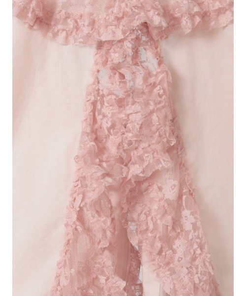 PINK HOUSE(ピンクハウス)の「フルールラッセルレース使いボレロ風ブラウス(シャツ/ブラウス・レディース・ブラック/ピンク/ホワイト・フリー)」の10枚目の写真