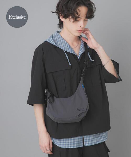 SENSE OF PLACE by URBAN RESEARCH(センスオブプレイスバイアーバンリサーチ)の「『別注』Converse×SENSE OF PLACE JACKPURCELLショルダーバック(ショルダーバッグ・メンズ・ホワイト/チャコールグレー/ブラック・ONE)」の3枚目の写真
