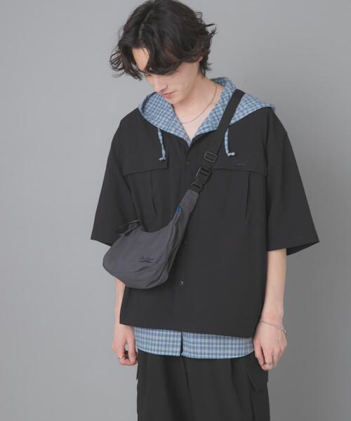 SENSE OF PLACE by URBAN RESEARCH(センスオブプレイスバイアーバンリサーチ)の「『別注』Converse×SENSE OF PLACE JACKPURCELLショルダーバック(ショルダーバッグ・メンズ・ホワイト/チャコールグレー/ブラック・ONE)」の16枚目の写真