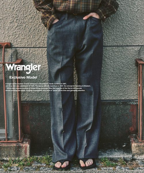 417 EDIFICE(フォーワンセブンエディフィス)の「【Wrangler / ラングラー】417別注 Wrancher Midway(スラックス・メンズ・ブラウン/ベージュ/チャコールグレー・SMALL/MEDIUM/LARGE)」の1枚目の写真