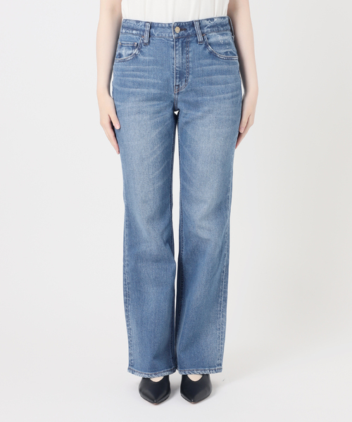 Healthy denim(ヘルシーデニム)の「HEALTHY DENIM/ヘルシーデニム SLOBE別注 フレアデニム Salsa 【洗濯機使用可能】(デニムパンツ・レディース・ブルー/カーキ・22cm/23cm/24cm/25cm)」の19枚目の写真