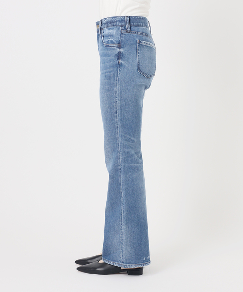 Healthy denim(ヘルシーデニム)の「HEALTHY DENIM/ヘルシーデニム SLOBE別注 フレアデニム Salsa 【洗濯機使用可能】(デニムパンツ・レディース・ブルー/カーキ・22cm/23cm/24cm/25cm)」の20枚目の写真