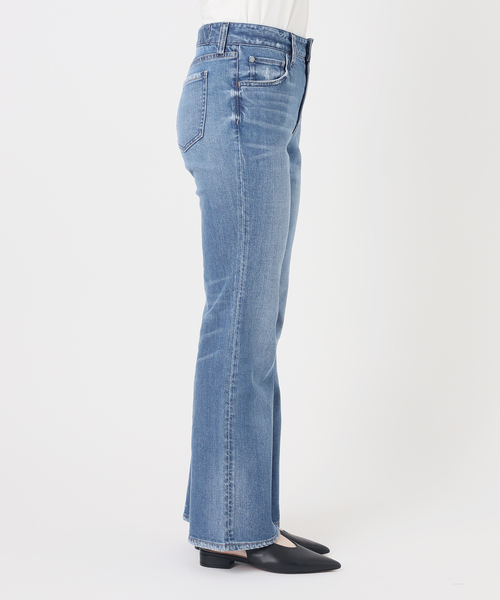 Healthy denim(ヘルシーデニム)の「HEALTHY DENIM/ヘルシーデニム SLOBE別注 フレアデニム Salsa 【洗濯機使用可能】(デニムパンツ・レディース・ブルー/カーキ・22cm/23cm/24cm/25cm)」の21枚目の写真