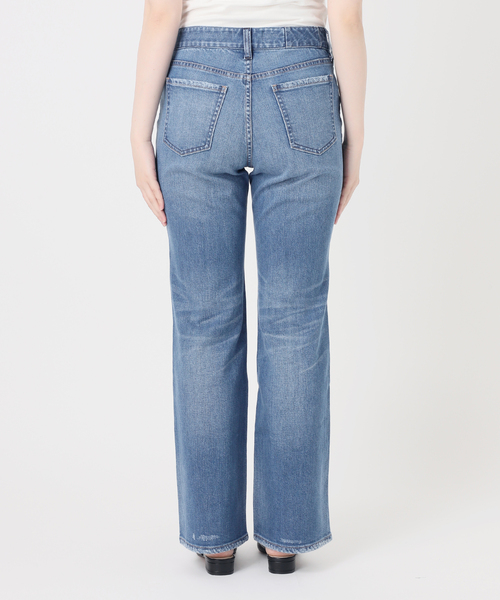 Healthy denim(ヘルシーデニム)の「HEALTHY DENIM/ヘルシーデニム SLOBE別注 フレアデニム Salsa 【洗濯機使用可能】(デニムパンツ・レディース・ブルー/カーキ・22cm/23cm/24cm/25cm)」の22枚目の写真