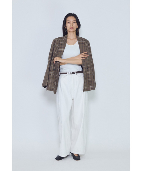 1er Arrondissement(プルミエアロンディスモン)の「スクープネックリブニットタンクトップ(ニット/セーター・レディース・カーキ/オフホワイト/ブラック系その他3・FREE)」の20枚目の写真