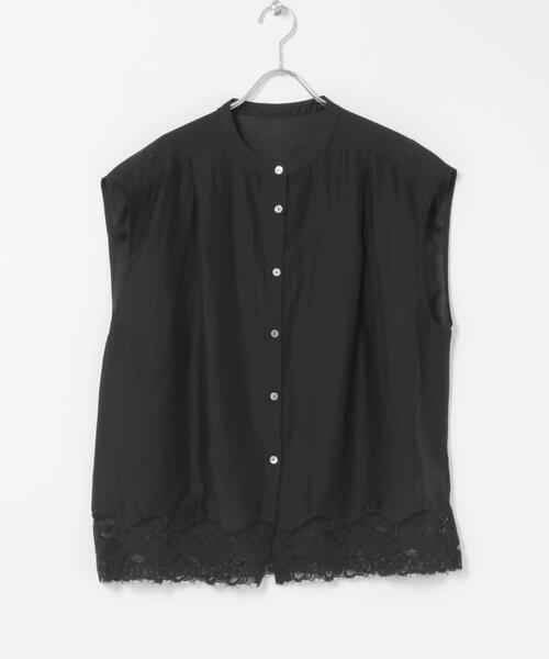 URBAN RESEARCH ROSSO WOMEN(アーバンリサーチ ロッソ)の「CHIGNON レースシアーフレンチブラウス(シャツ/ブラウス・レディース・ブラック/オフホワイト/ライトカーキ・FREE)」の18枚目の写真