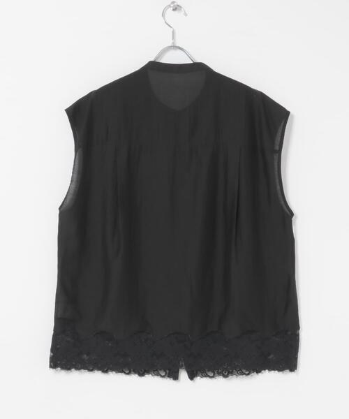 URBAN RESEARCH ROSSO WOMEN(アーバンリサーチ ロッソ)の「CHIGNON レースシアーフレンチブラウス(シャツ/ブラウス・レディース・ブラック/オフホワイト/ライトカーキ・FREE)」の20枚目の写真