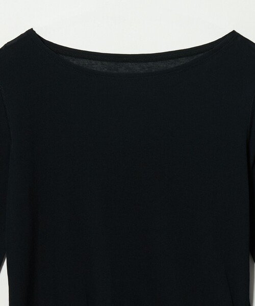 TO UNITED ARROWS(トゥーユナイテッドアローズ)の「<MIYAGI YUKA×TO UNITED ARROWS>テレコ ロングスリーブ カットソー(Tシャツ/カットソー・レディース・ダークグレー/ブラック・FREE)」の17枚目の写真