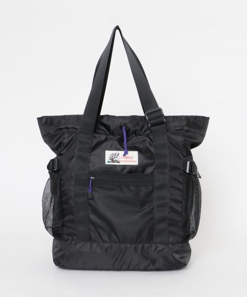 Caribou(カリブー)の「『別注』Caribou Mountaineering×EKAL L. WEIGHT PACK TOTE(トートバッグ・レディース・ブラック/グレー・ONE)」の5枚目の写真