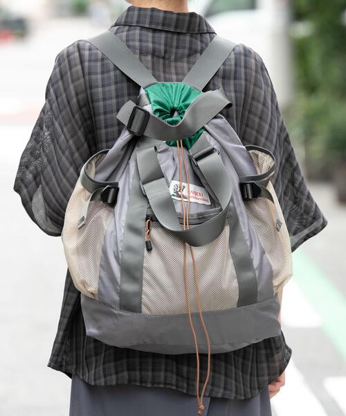 Caribou(カリブー)の「『別注』Caribou Mountaineering×EKAL L. WEIGHT PACK TOTE(トートバッグ・レディース・ブラック/グレー・ONE)」の11枚目の写真