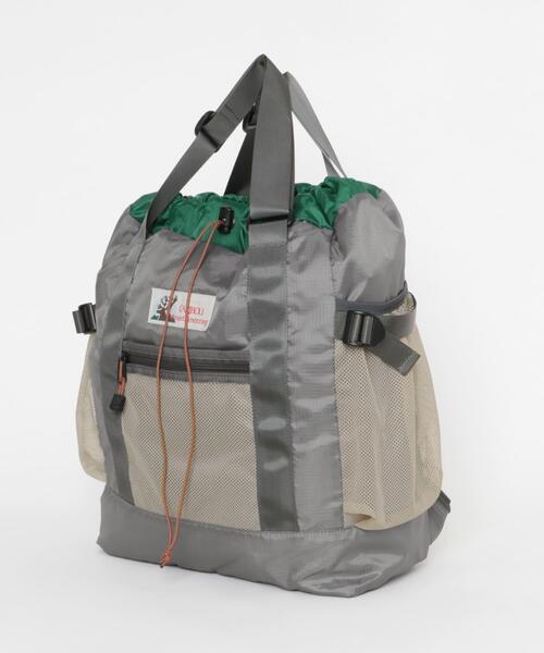 Caribou(カリブー)の「『別注』Caribou Mountaineering×EKAL L. WEIGHT PACK TOTE(トートバッグ・レディース・ブラック/グレー・ONE)」の13枚目の写真