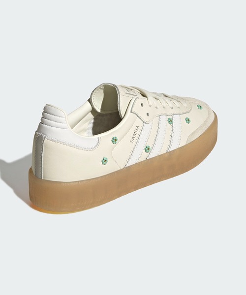 adidas(アディダス)の「SAMBAE W サンバ スニーカー / アディダスオリジナルス adidas Originals(スニーカー・レディース・ホワイト×グリーン・28.0cm/22.5cm/22.0cm/27.5cm/27.0cm/25.0cm/25.5cm/26.5cm/26.0cm/23.5cm/23.0cm/24.0cm/24.5cm)」の5枚目の写真