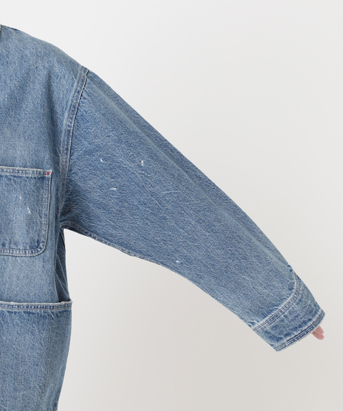 Spick & Span(スピックアンドスパン)の「《別注 / 追加》RED CARD TOKYO / レッドカード トーキョー Chore Coat(デニムジャケット・レディース・ブルー・SMALL)」の7枚目の写真