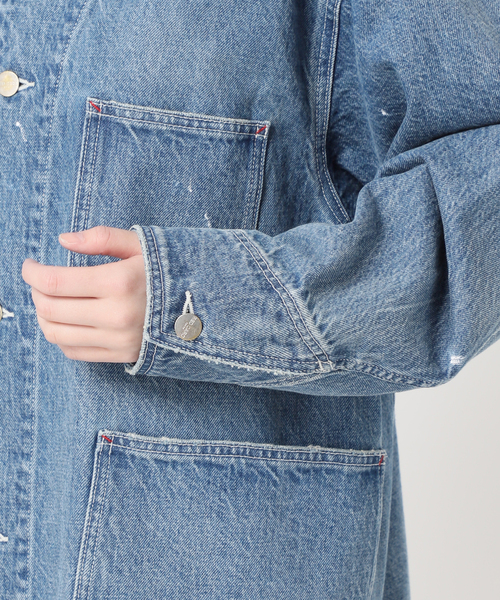 Spick & Span(スピックアンドスパン)の「《別注 / 追加》RED CARD TOKYO / レッドカード トーキョー Chore Coat(デニムジャケット・レディース・ブルー・SMALL)」の8枚目の写真