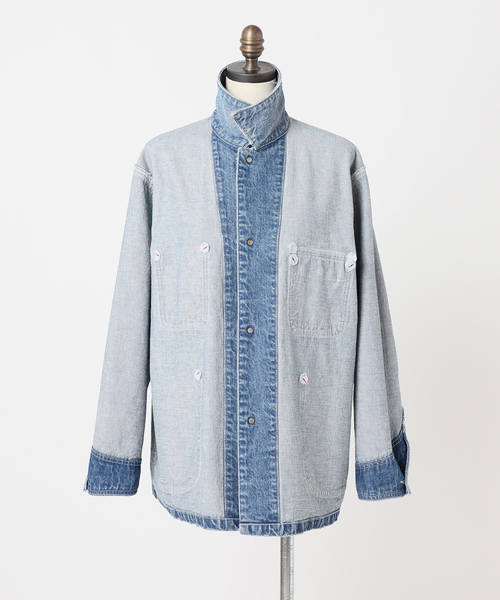 Spick & Span(スピックアンドスパン)の「《別注 / 追加》RED CARD TOKYO / レッドカード トーキョー Chore Coat(デニムジャケット・レディース・ブルー・SMALL)」の2枚目の写真
