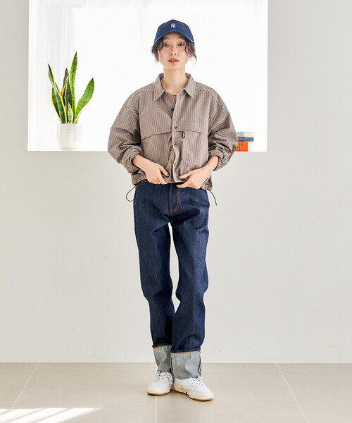 FREAK'S STORE（フリークスストア）の「Foxfire × FREAK'S STORE/フォックスファイヤー 別注 フィッシングポケット ロングスリーブシャツ（シャツ/ブラウス・レディース・ベージュ/グレー/グリーン/ブラウン・ﾌﾘ-）」の17枚目の写真