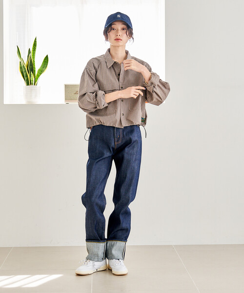 FREAK'S STORE（フリークスストア）の「Foxfire × FREAK'S STORE/フォックスファイヤー 別注 フィッシングポケット ロングスリーブシャツ（シャツ/ブラウス・レディース・ベージュ/グレー/グリーン/ブラウン・ﾌﾘ-）」の20枚目の写真