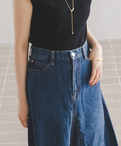 SERGE de bleu(サージ)の「SERGE/サージ FLAR PANEL SKIRT(デニムスカート・レディース・ブルー系その他・36/38)」の17枚目の写真
